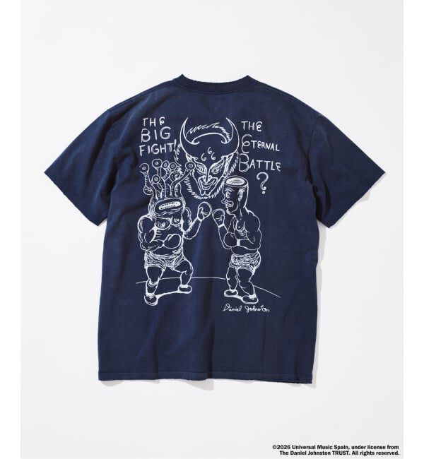 JOURNAL STANDARD「DANIEL JOHNSTON / ダニエル・ジョンストン 別注 プリント Tシャツ」|Tシャツ・カットソー|ネイビー