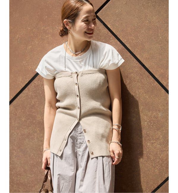 JOURNAL STANDARD「《予約》ウォッシャブルコットンシルクミックス ビスチェ」|その他|