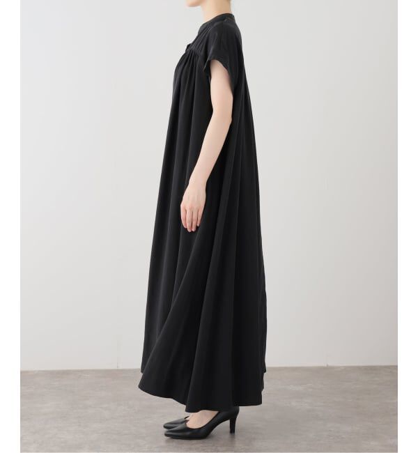 JOURNAL STANDARD「麻混ギャザーワンピース」|ワンピース|