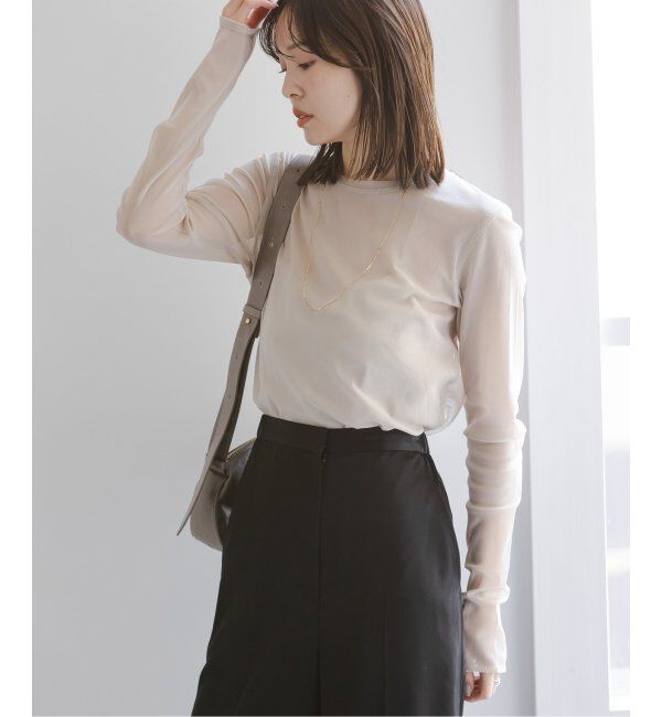 NOBLE「スキンチュールロングTシャツ」|Tシャツ・カットソー|