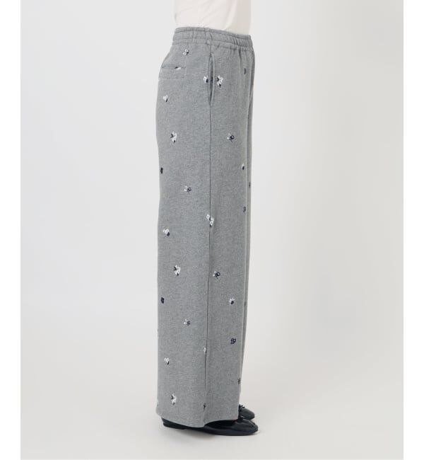 U by SPICK&SPAN「ルーズストレート刺繍スウェットパンツ」|その他|