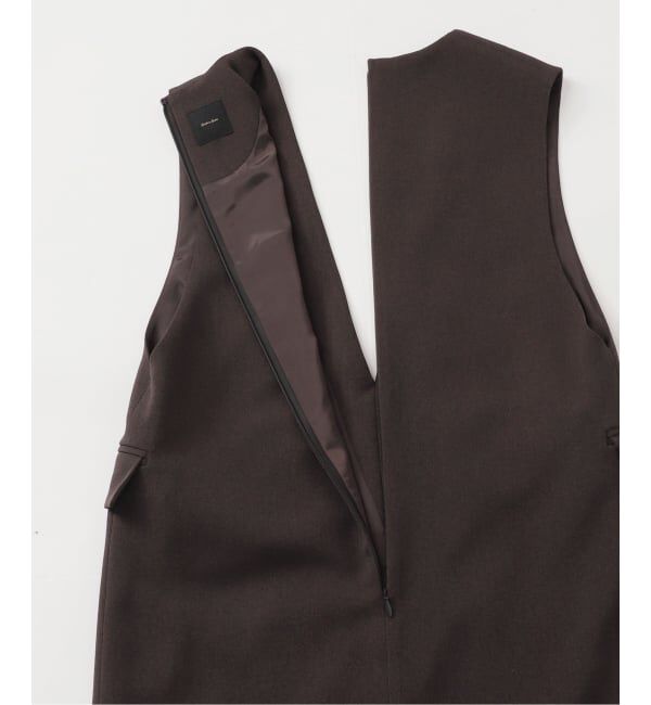 Spick and Span「《WEB限定 / 追加予約》ダブルクロスVネックワンピース」|ワンピース|