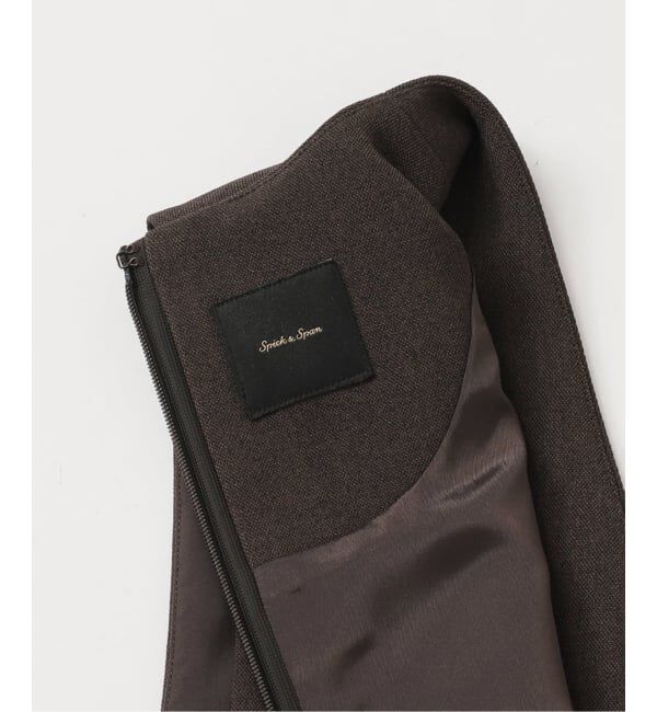 Spick and Span「《WEB限定 / 追加予約》ダブルクロスVネックワンピース」|ワンピース|