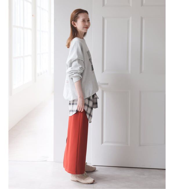 U by SPICK&SPAN「《予約》ロングカットスカート」|スカート|