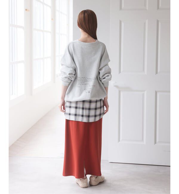 U by SPICK&SPAN「《予約》ロングカットスカート」|スカート|