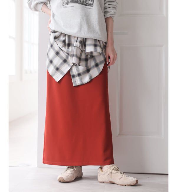 U by SPICK&SPAN「《予約》ロングカットスカート」|スカート|