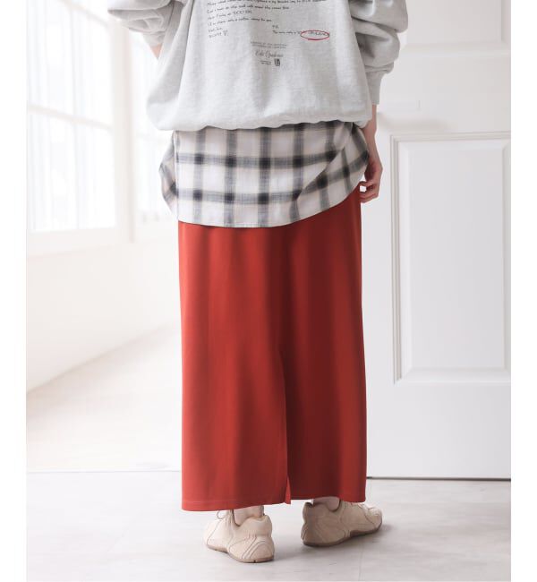U by SPICK&SPAN「《予約》ロングカットスカート」|スカート|