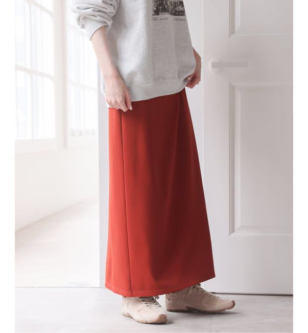 U by SPICK&SPAN「《予約》ロングカットスカート」|スカート|