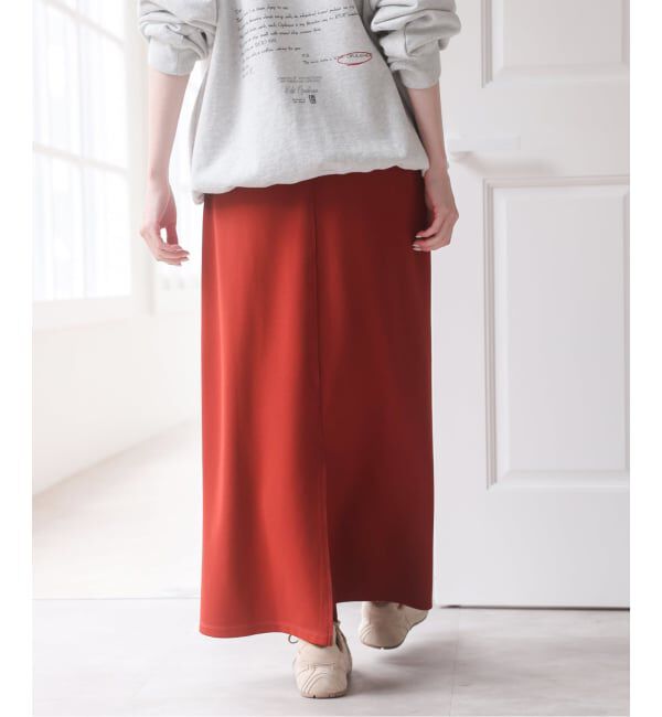 U by SPICK&SPAN「《予約》ロングカットスカート」|スカート|