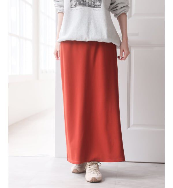 U by SPICK&SPAN「《予約》ロングカットスカート」|スカート|