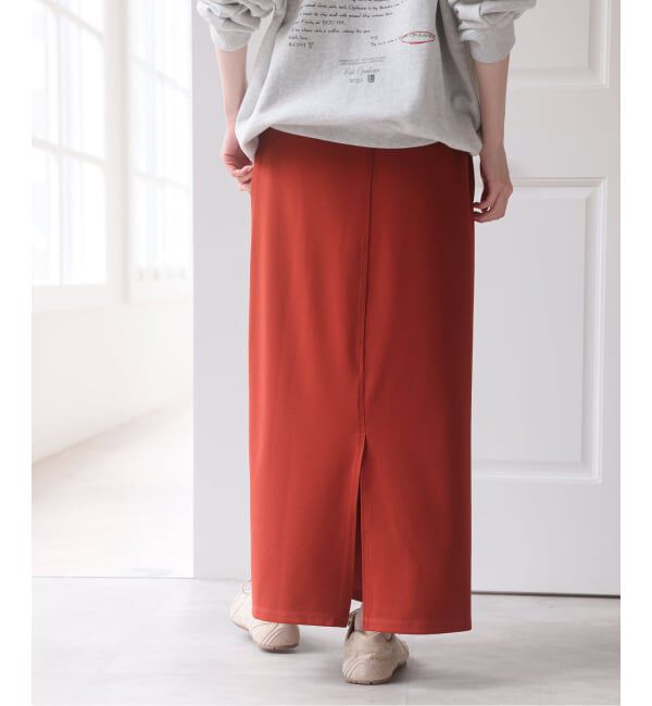 U by SPICK&SPAN「《予約》ロングカットスカート」|スカート|