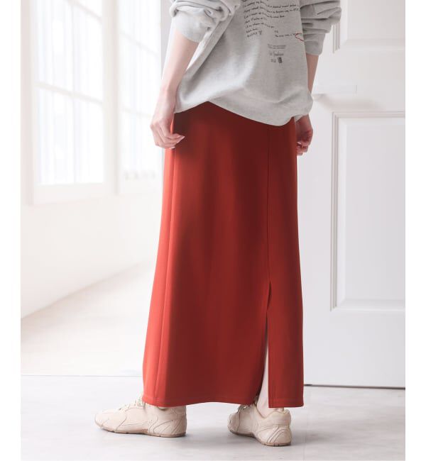 U by SPICK&SPAN「《予約》ロングカットスカート」|スカート|