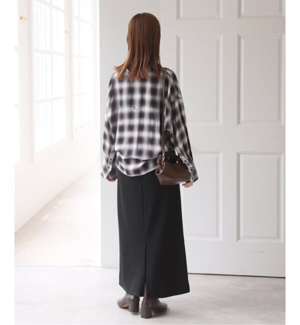 U by SPICK&SPAN「《予約》ロングカットスカート」|スカート|