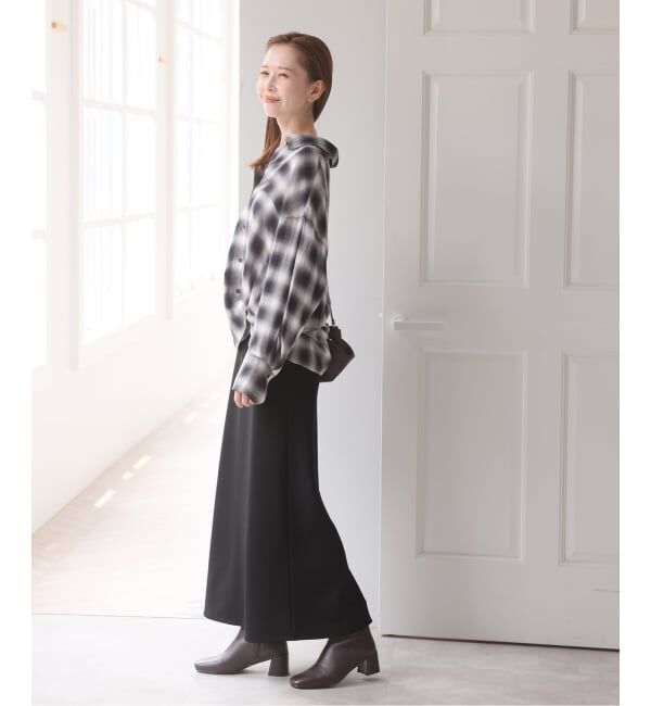 U by SPICK&SPAN「《予約》ロングカットスカート」|スカート|