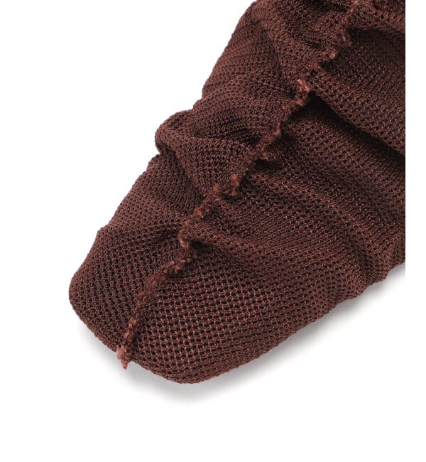 GRISE「《WEB+一部店舗限定》GRISEスクエアギャザーメッシュミュール」|その他|