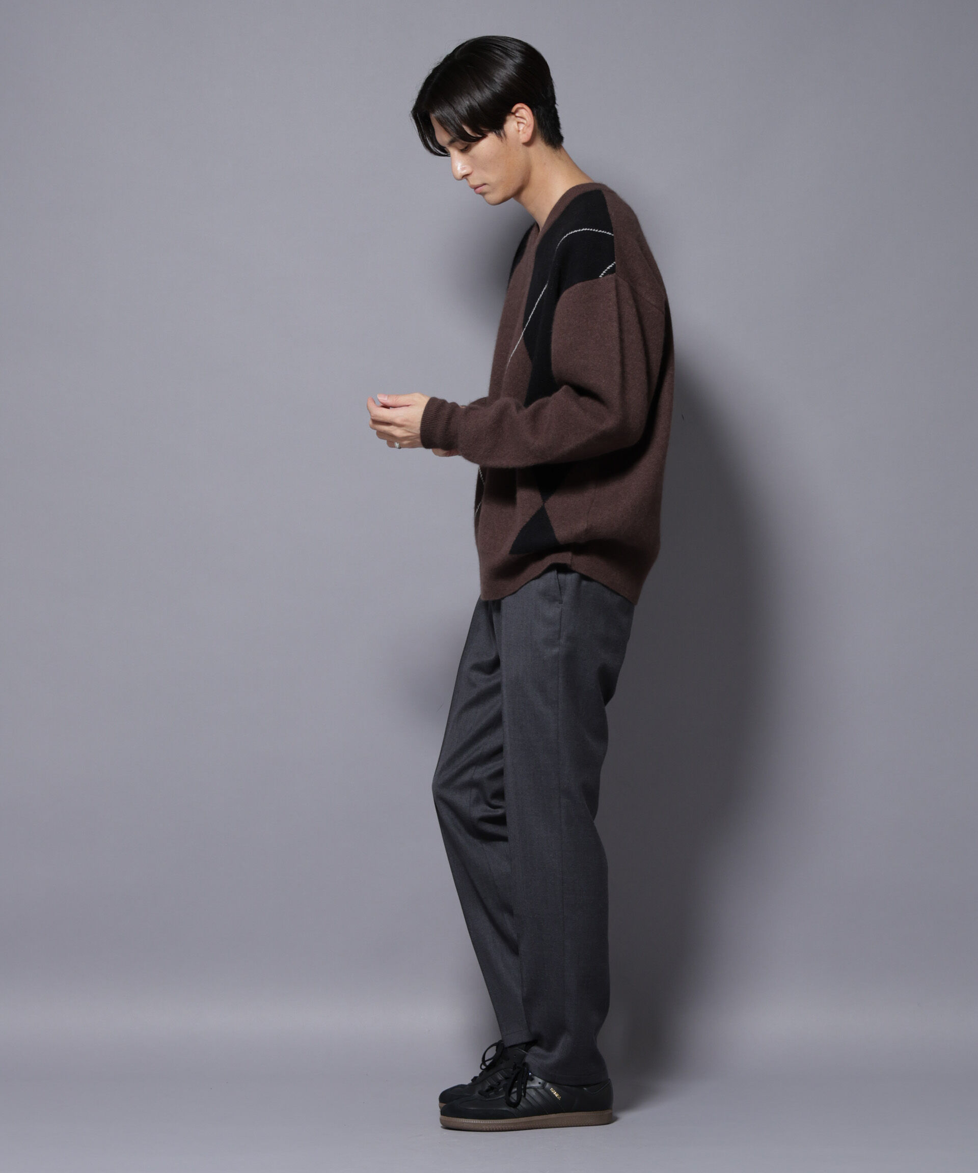 nano･universe「「N TROUSERS PREMIUM」RENU(R)ウール混洗えるサキソニーパンツ(セットアップ可)」|スーツ|