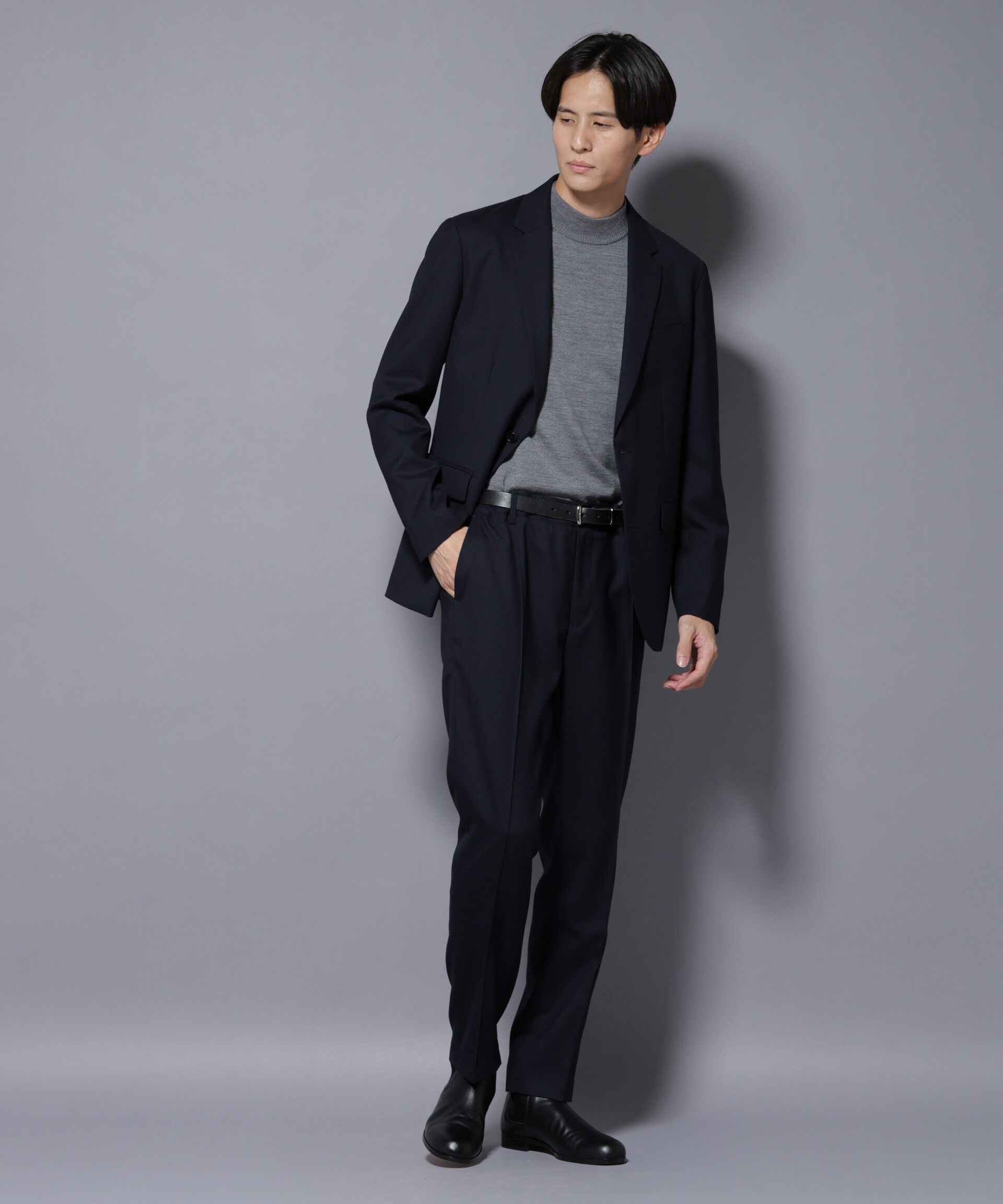 nano･universe「「N TROUSERS PREMIUM」RENU(R)ウール混洗えるサキソニーパンツ(セットアップ可)」|スーツ|