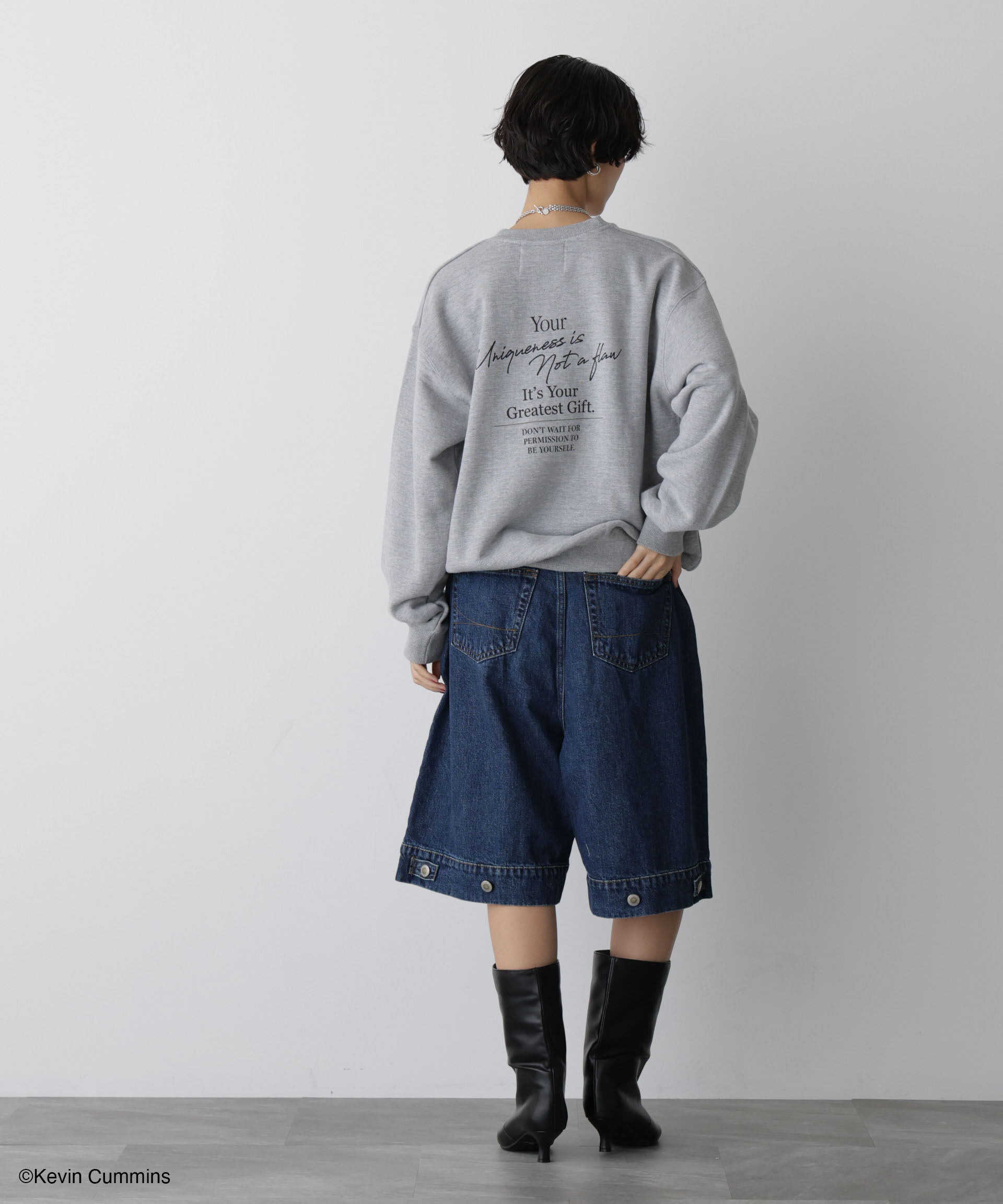nano･universe「「STEVELOUR」Kevin Cummins&times;STEVELOURトレーナー」|Tシャツ・カットソー|