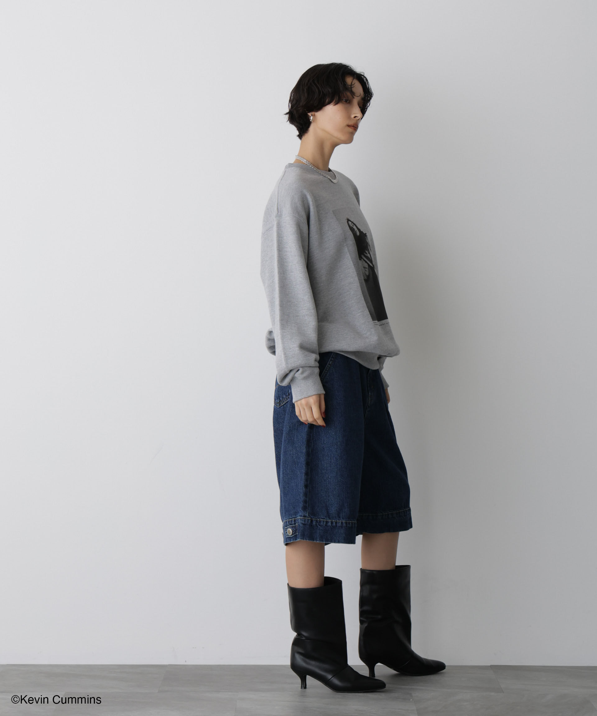 nano･universe「「STEVELOUR」Kevin Cummins&times;STEVELOURトレーナー」|Tシャツ・カットソー|