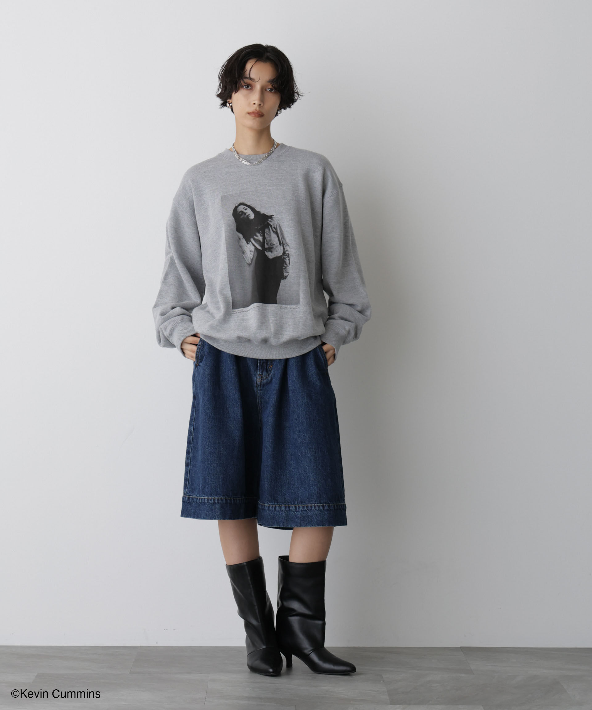 nano･universe「「STEVELOUR」Kevin Cummins&times;STEVELOURトレーナー」|Tシャツ・カットソー|