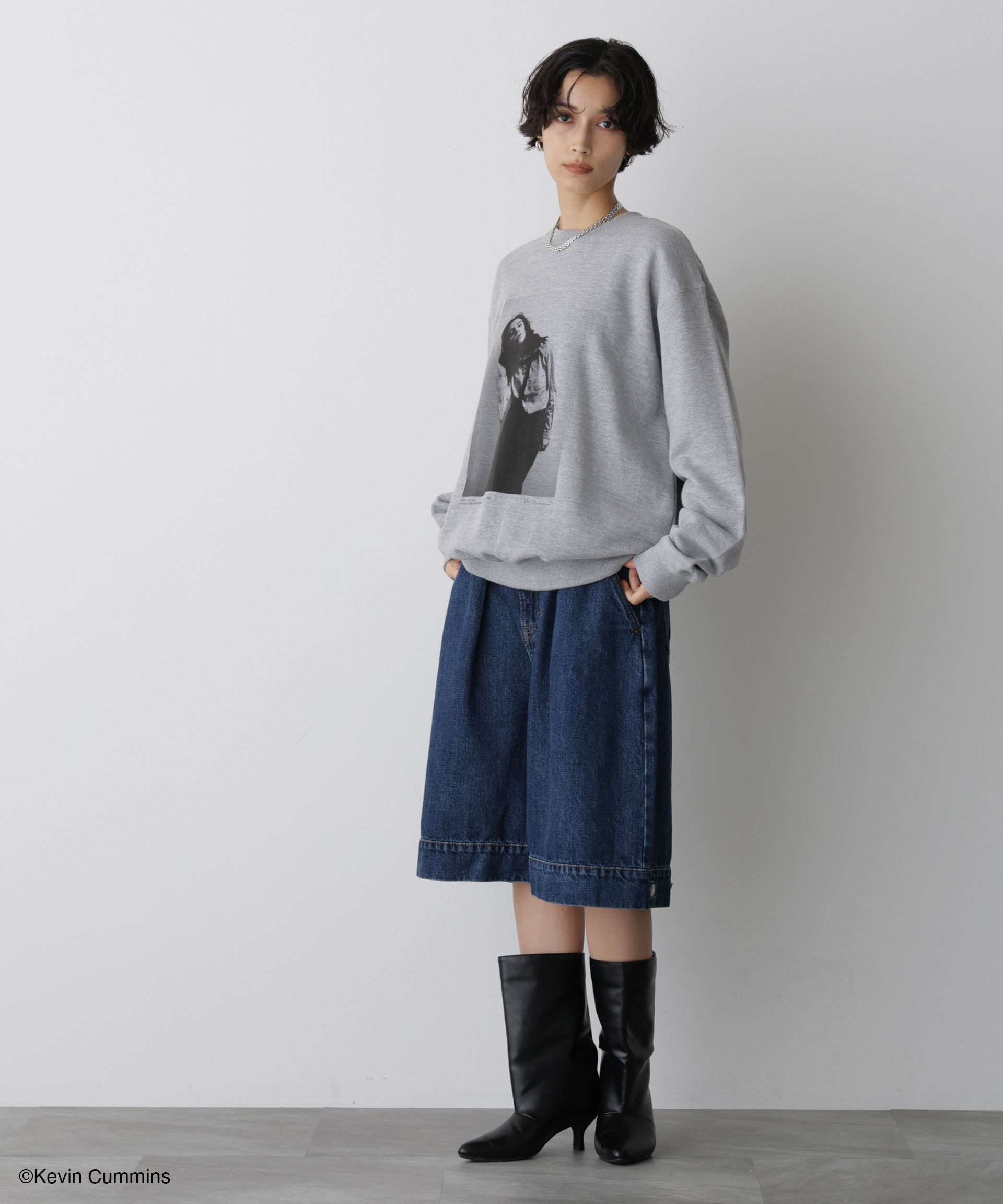 nano･universe「「STEVELOUR」Kevin Cummins&times;STEVELOURトレーナー」|Tシャツ・カットソー|