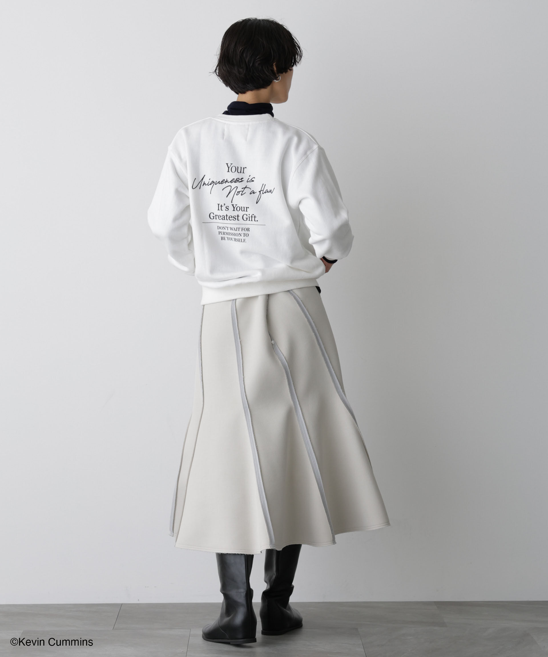nano･universe「「STEVELOUR」Kevin Cummins&times;STEVELOURトレーナー」|Tシャツ・カットソー|