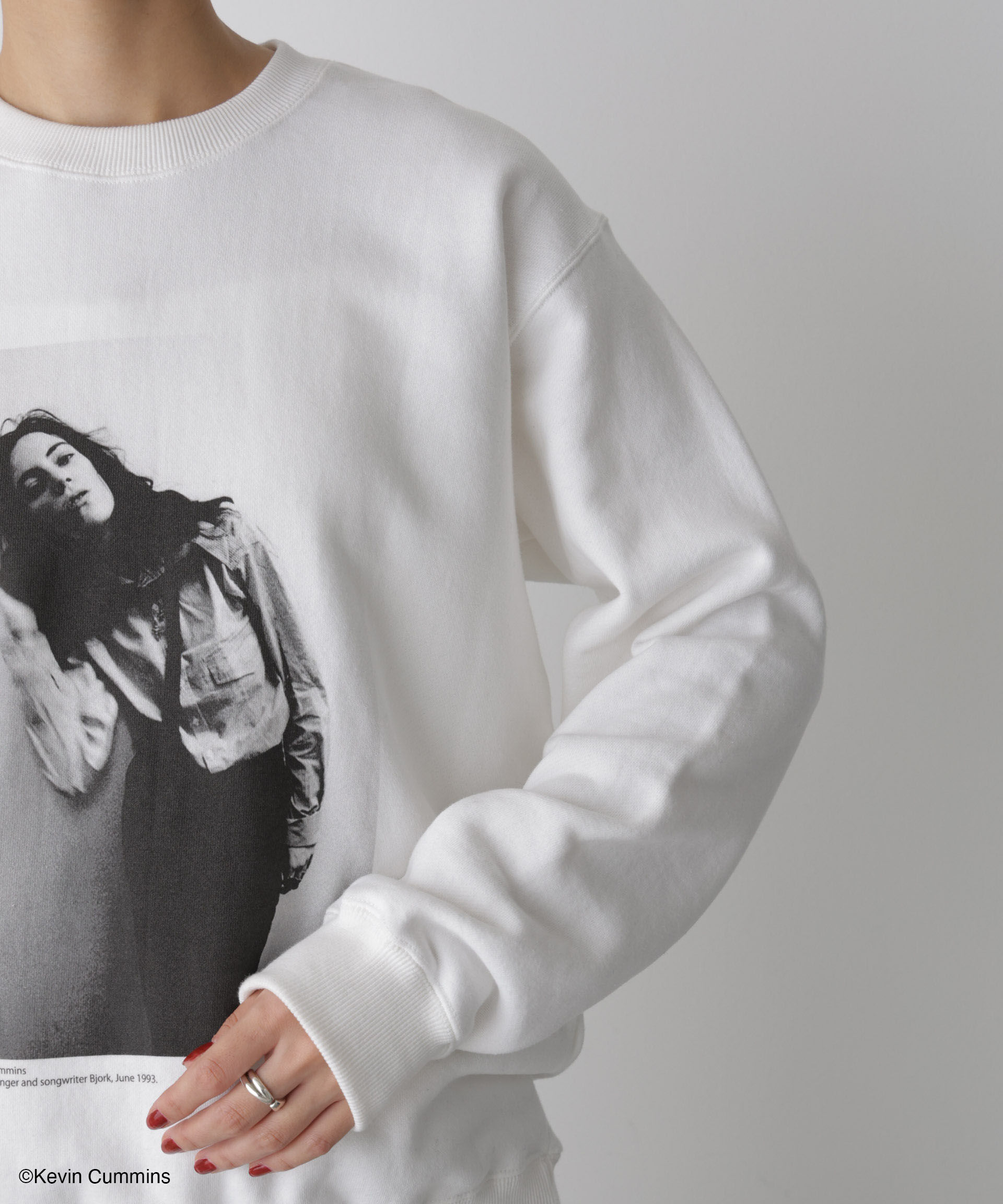 nano･universe「「STEVELOUR」Kevin Cummins&times;STEVELOURトレーナー」|Tシャツ・カットソー|