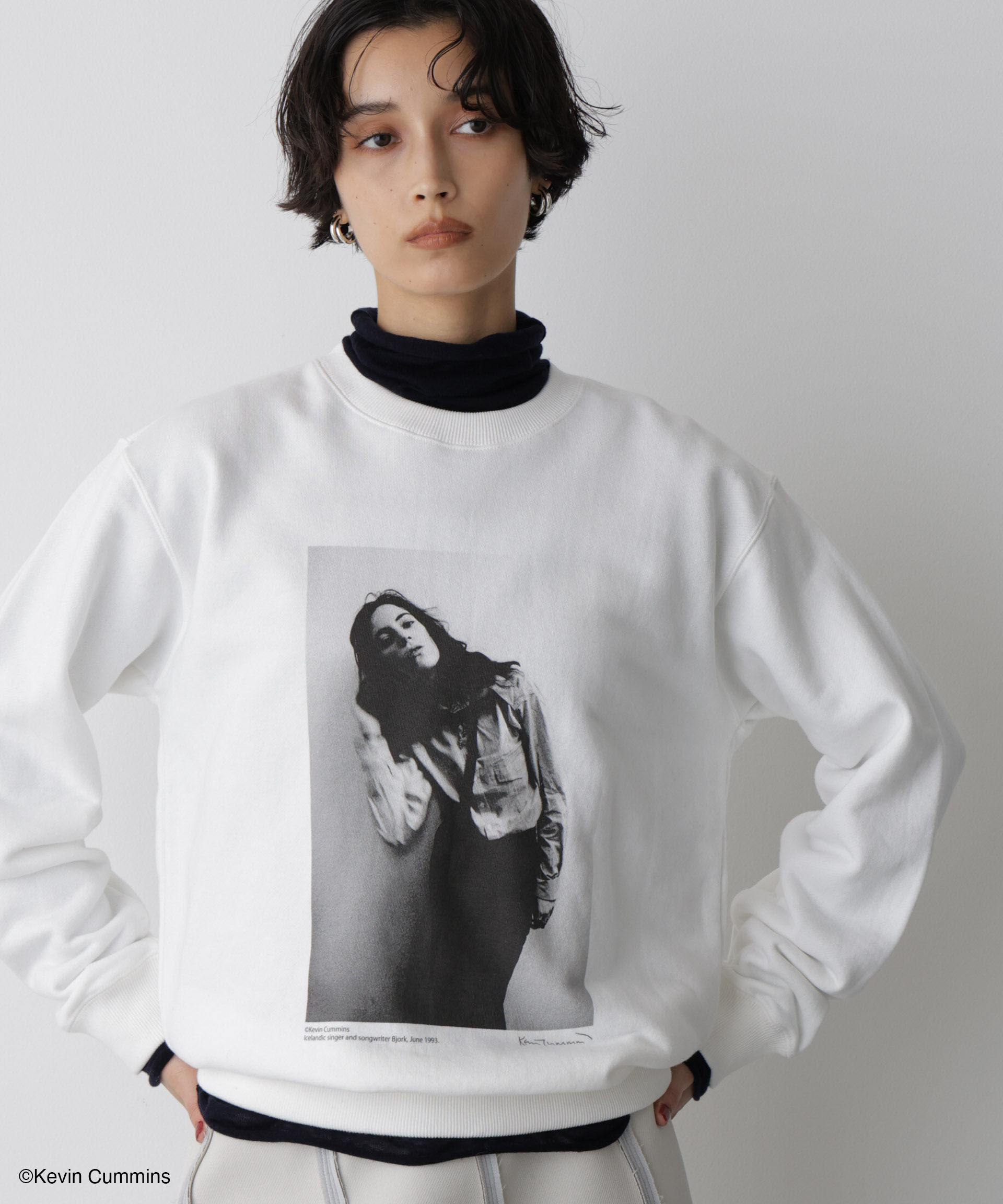 nano･universe「「STEVELOUR」Kevin Cummins&times;STEVELOURトレーナー」|Tシャツ・カットソー|