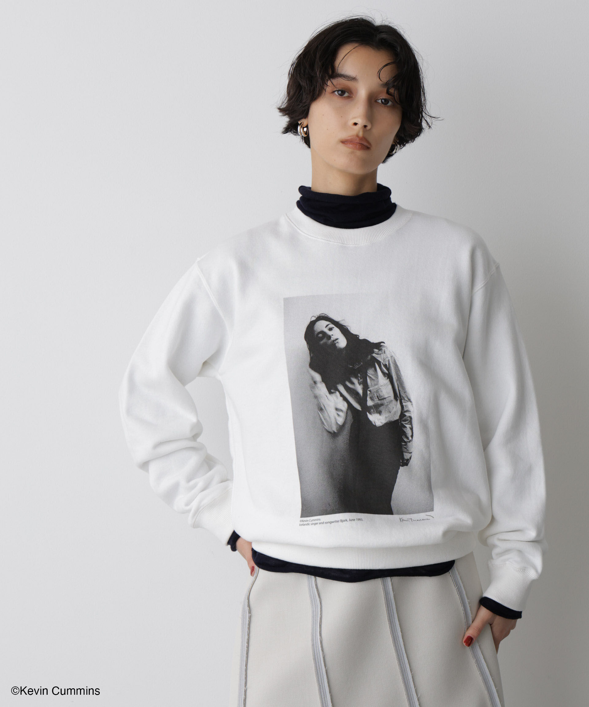 nano･universe「「STEVELOUR」Kevin Cummins&times;STEVELOURトレーナー」|Tシャツ・カットソー|