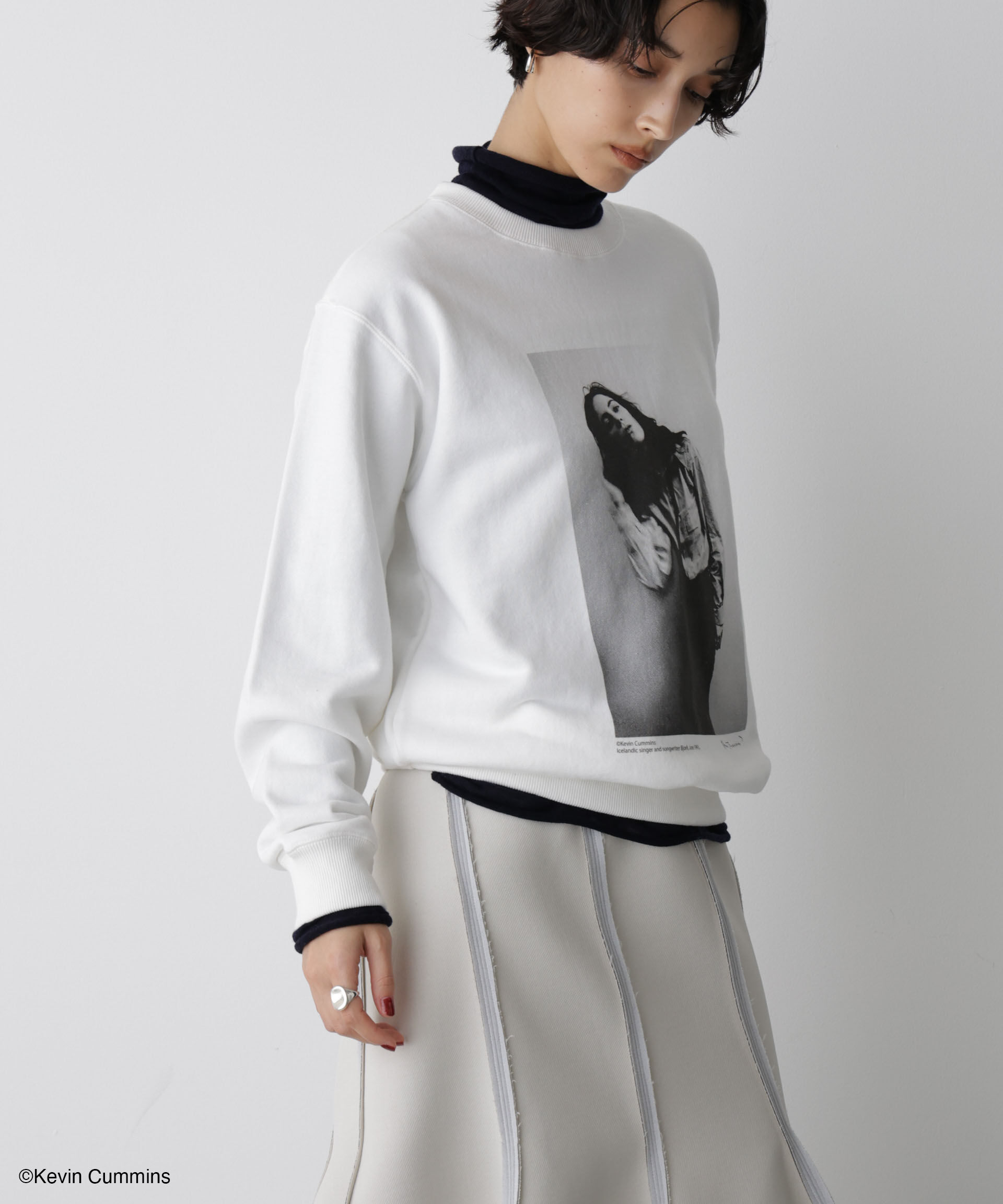 nano･universe「「STEVELOUR」Kevin Cummins&times;STEVELOURトレーナー」|Tシャツ・カットソー|