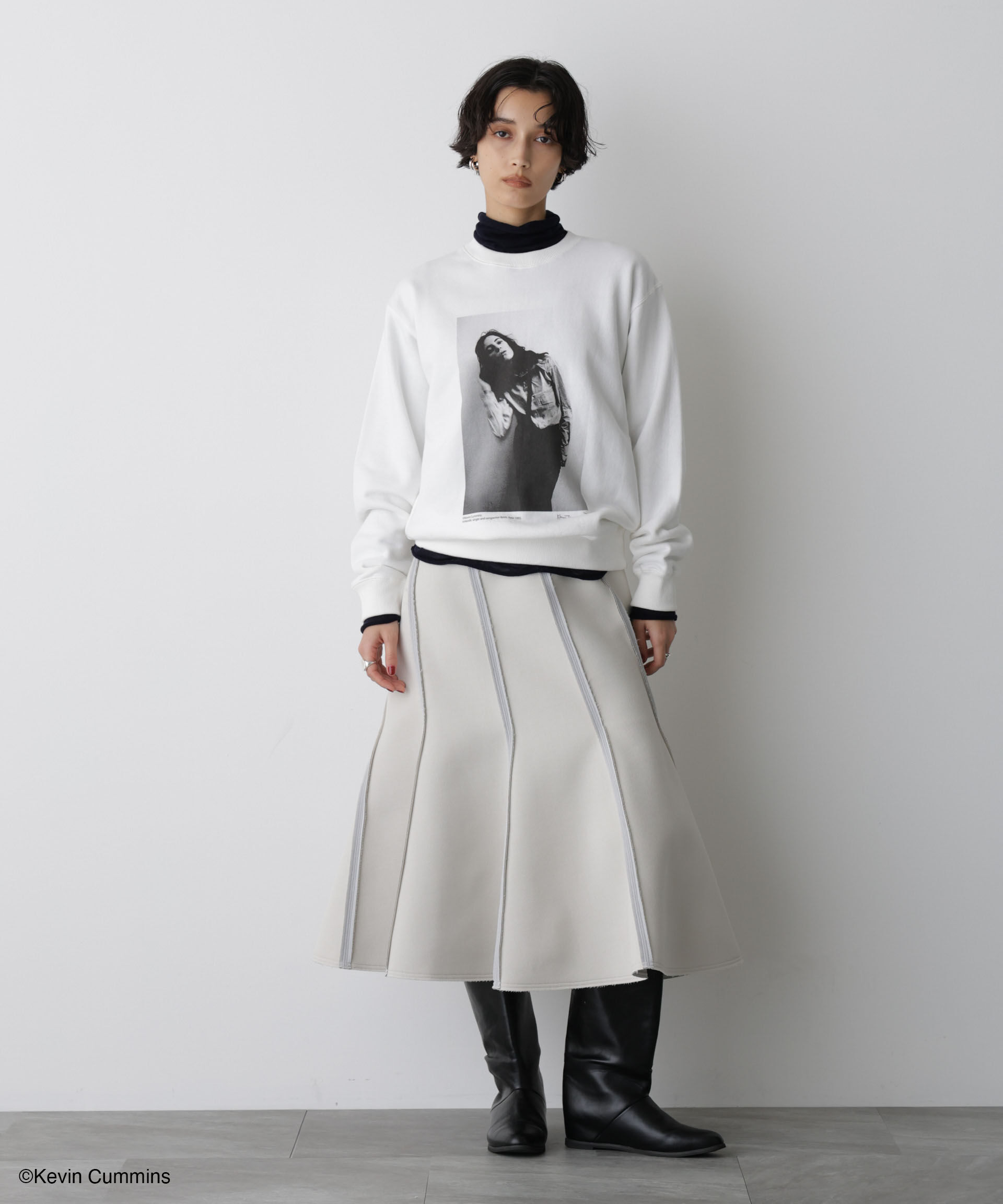 nano･universe「「STEVELOUR」Kevin Cummins&times;STEVELOURトレーナー」|Tシャツ・カットソー|