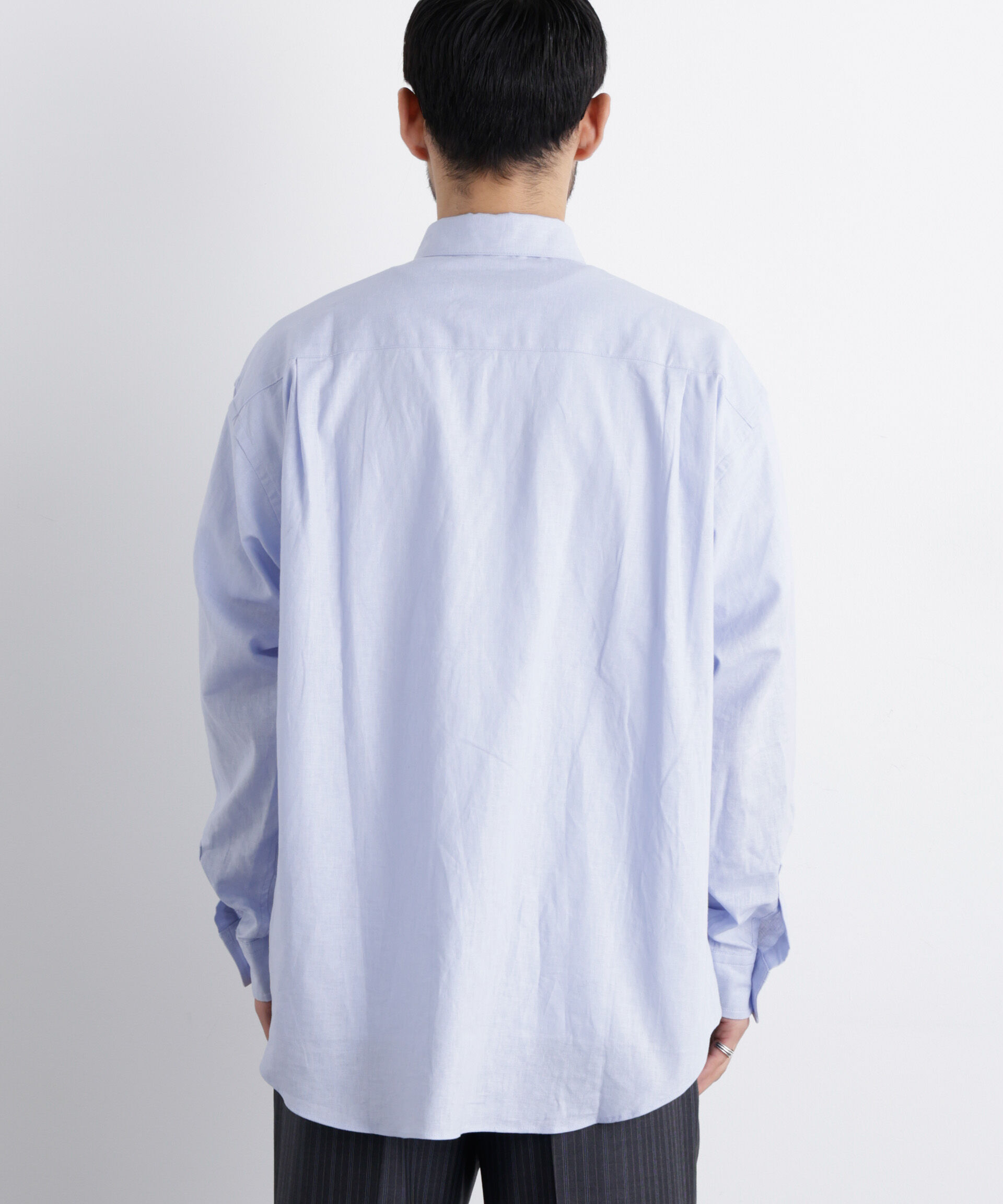 nano･universe「「FRENCH LINEN」リネンコットンレギュラーシャツ」|シャツ・ブラウス|