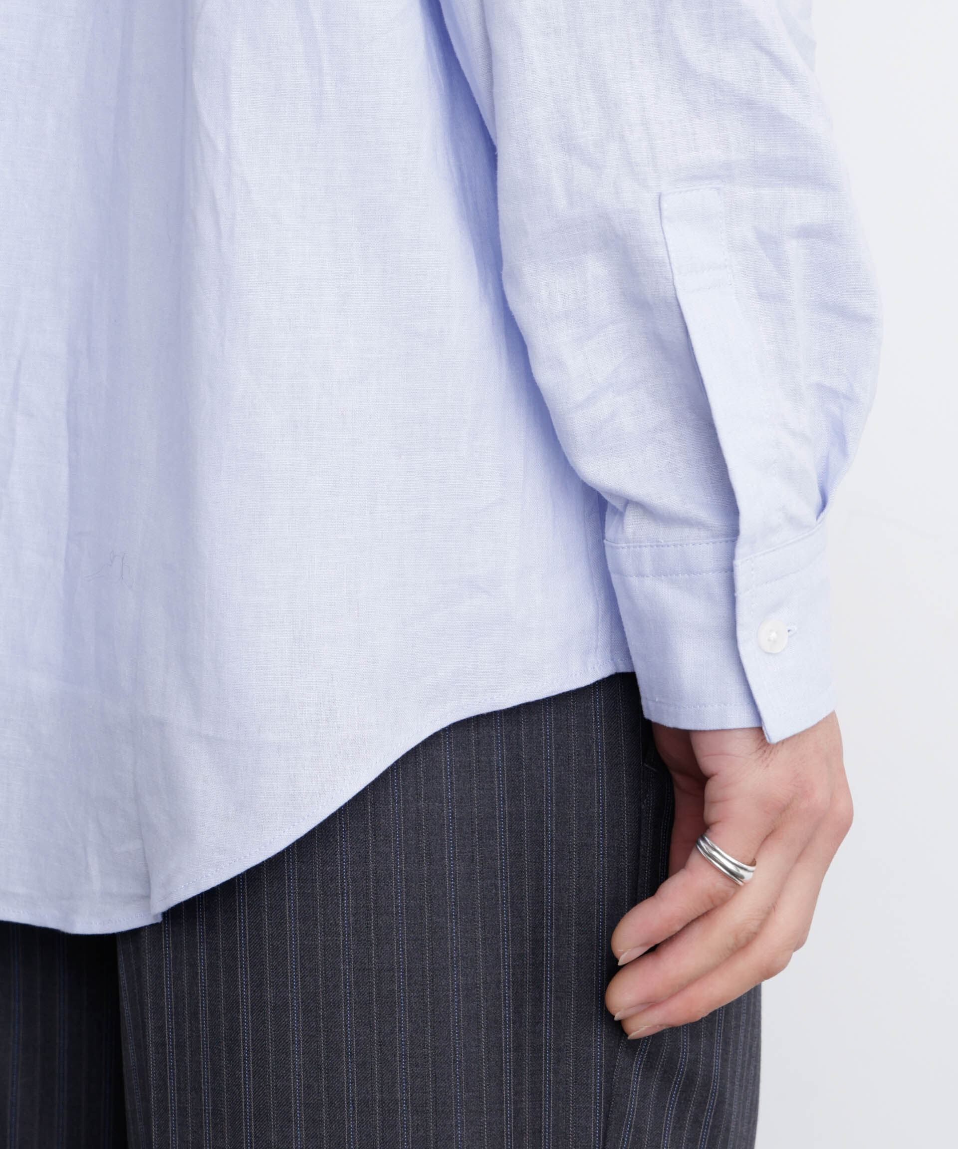 nano･universe「「FRENCH LINEN」リネンコットンレギュラーシャツ」|シャツ・ブラウス|