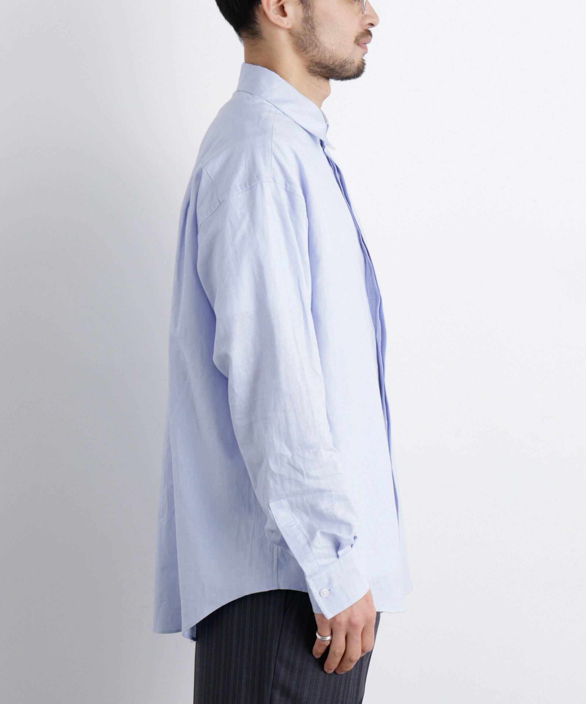 nano･universe「「FRENCH LINEN」リネンコットンレギュラーシャツ」|シャツ・ブラウス|