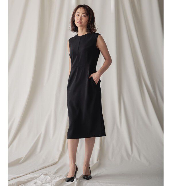 BEIGE,「CINDY / クルーネックドレス」|ワンピース|