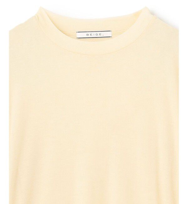 BEIGE,「【ロングセラー】SORE / シアーコットンクルーネックカットソー」|Tシャツ・カットソー|