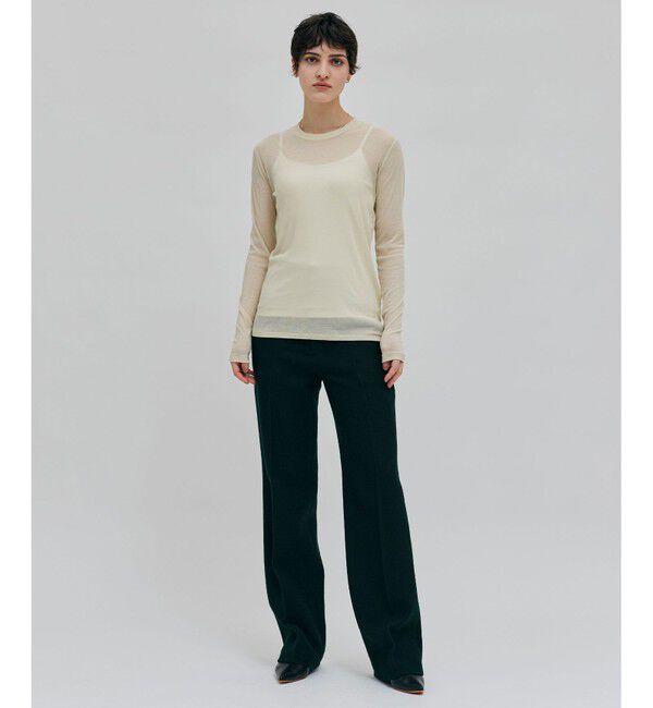 BEIGE,「【ロングセラー】SORE / シアーコットンクルーネックカットソー」|Tシャツ・カットソー|