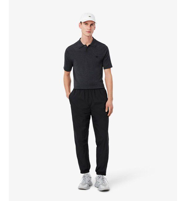 LACOSTE「ワッシャー加工 ナイロン 軽量撥水トラックパンツ」|その他|
