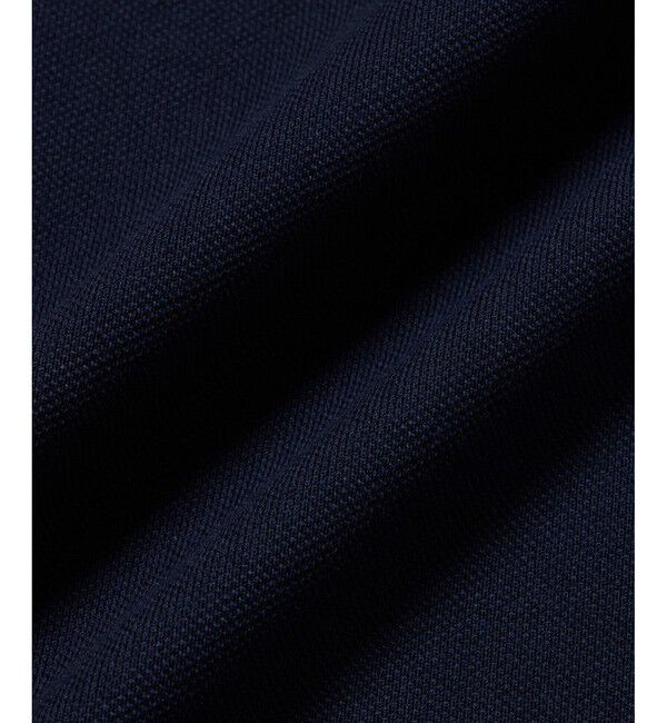 LACOSTE「ラインリブスキッパーネック鹿の子ポロドレス / ポロワンピース」|ワンピース|