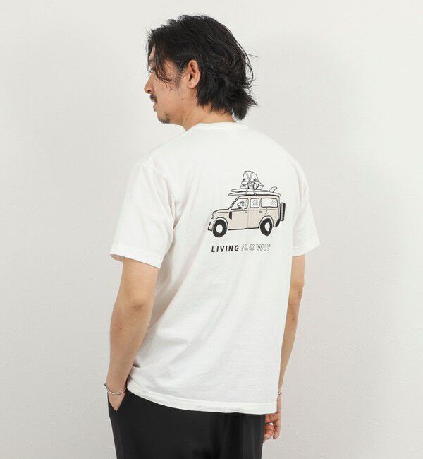 NOLLEY'S goodman「別注 SLOWLY WAGON バックプリントTシャツ 26SS」|Tシャツ・カットソー|