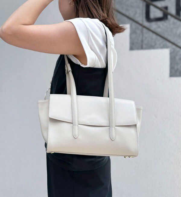 NOLLEY'S「フラップトートバッグ」|トートバッグ|オフホワイト