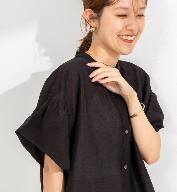 NOLLEY'S「【BECシリーズ】ウォッシャブル袖2ＷAYシアーブラウス」|シャツ・ブラウス|