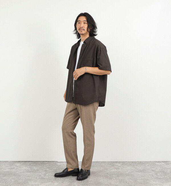 NOLLEY'S goodman「DotAir ドットエアー半袖B.D. ボタンダウンシャツ 通気性/UVカット 26SS」|シャツ・ブラウス|