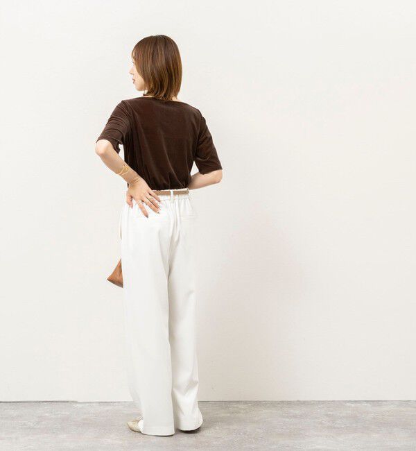 NOLLEY'S「ウォッシャブルカルゼイージーワイドパンツ」|その他|