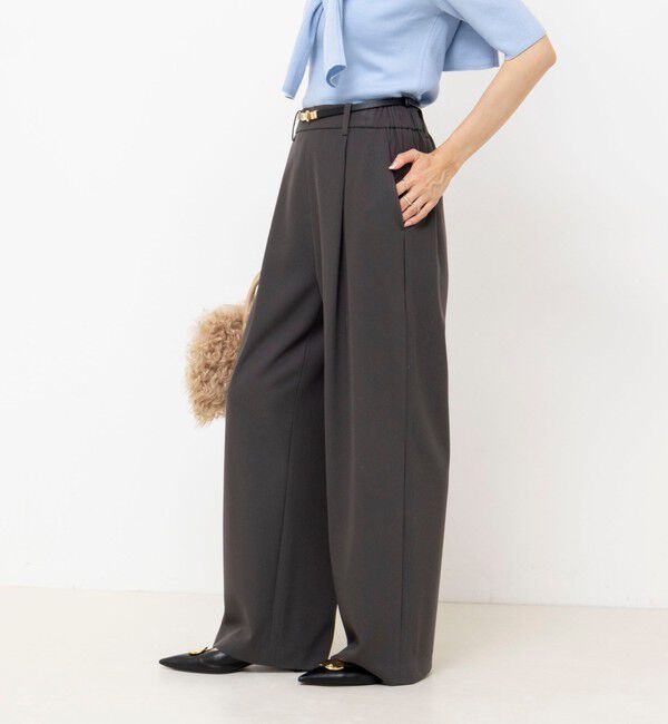 NOLLEY'S「ウォッシャブルカルゼイージーワイドパンツ」|その他|