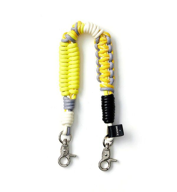 GLOSTER「【A SCENE】Design paracord strap パラコード ストラップ」|その他|イエロー