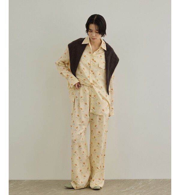 SALON adam et rope'「VINTAGE FLOWERプリントシャツ / セットアップ対応」|シャツ・ブラウス|