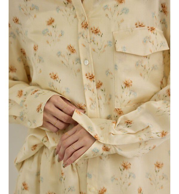 SALON adam et rope'「VINTAGE FLOWERプリントシャツ / セットアップ対応」|シャツ・ブラウス|