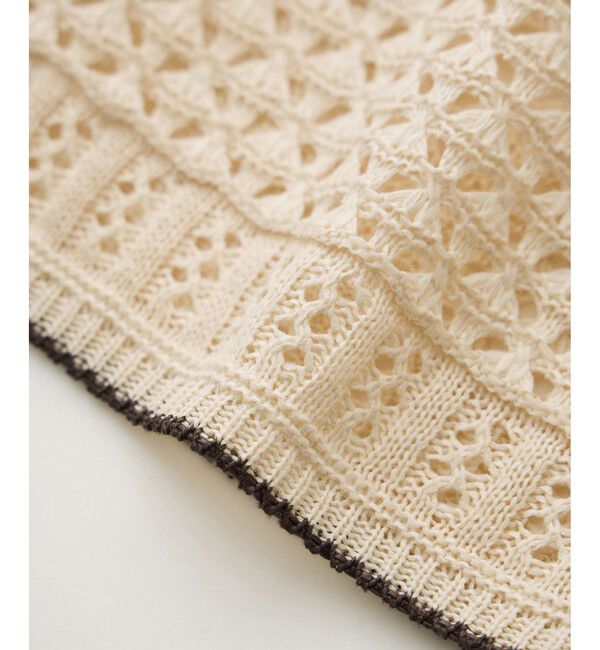 ROPE「【COOHEM】SUKASHI EMBOSSED KNIT PANTS/セットアップ対応・イージーケア」|チノ|