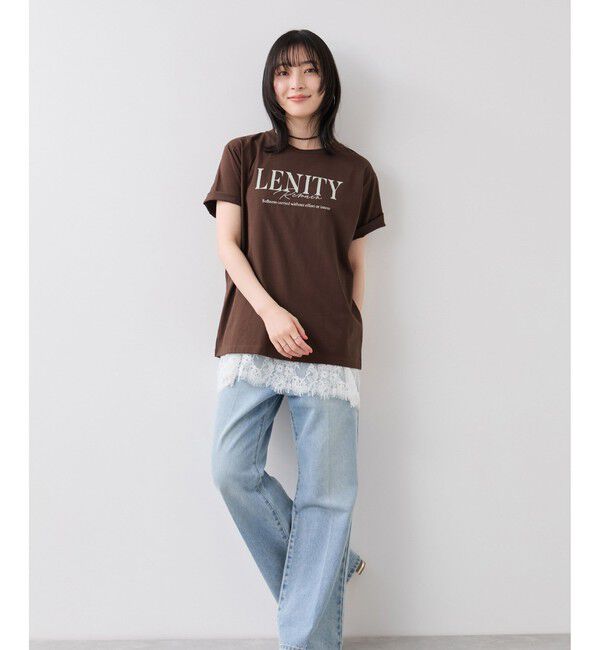 VIS「フォト＆ロゴアソートプリントTシャツ/接触冷感・汗染み防止」|Tシャツ・カットソー|